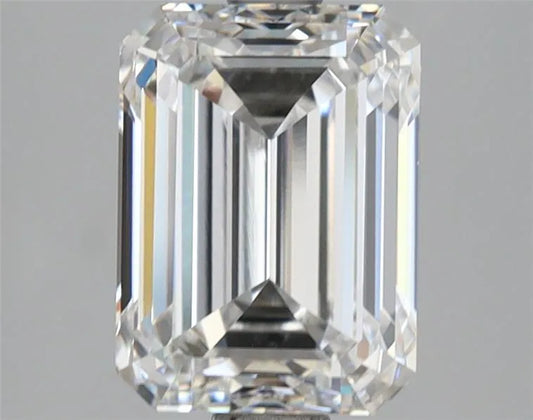 3.00ct Emerald Lab Grown Diamond (Colour D, Clarity VVS2, IGI Certified)