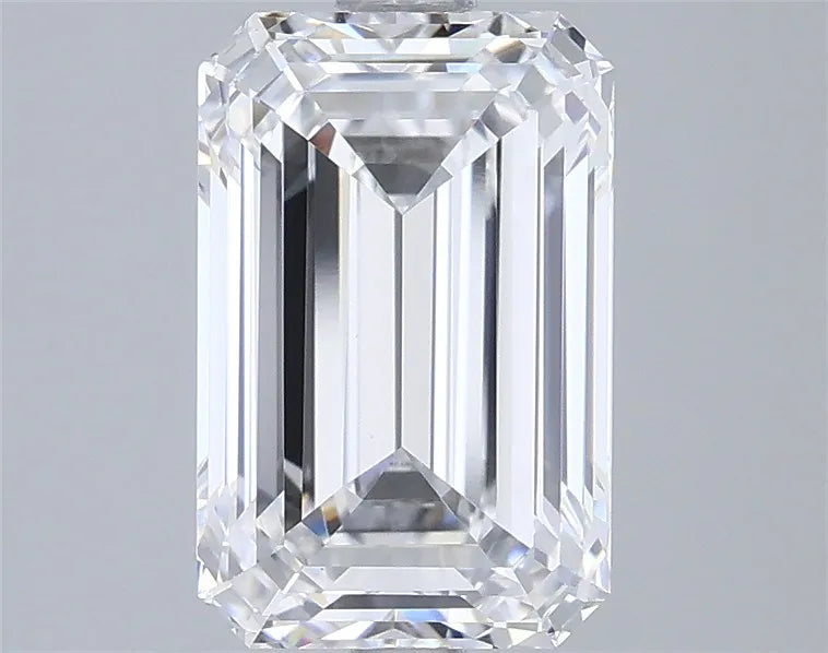 3.00ct Emerald Lab Grown Diamond (Colour D, Clarity VVS2, IGI Certified)