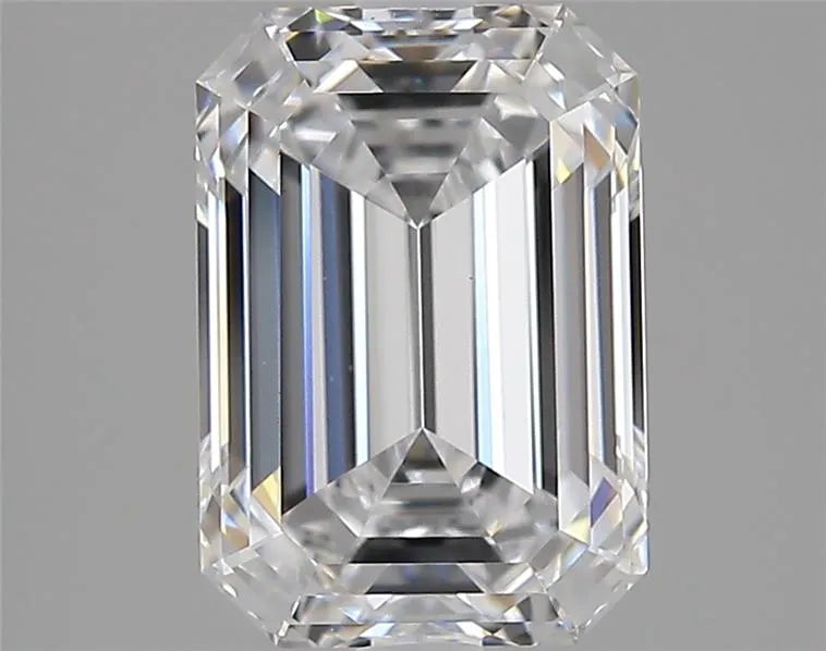 3.00ct Emerald Lab Grown Diamond (Colour D, Clarity VVS2, IGI Certified)