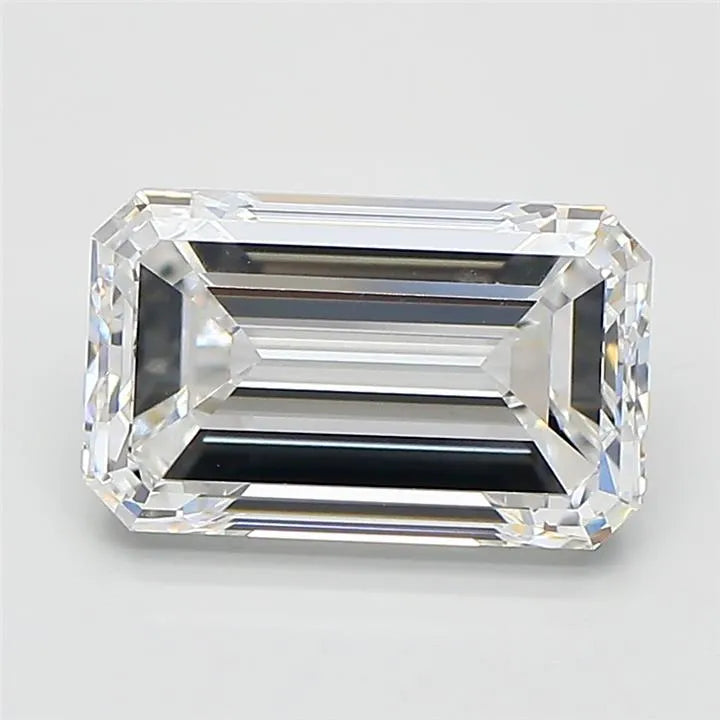 3.00ct Emerald Lab Grown Diamond (Colour D, Clarity VVS2, IGI Certified)