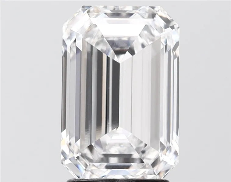 3.00ct Emerald Lab Grown Diamond (Colour D, Clarity VVS2, IGI Certified)