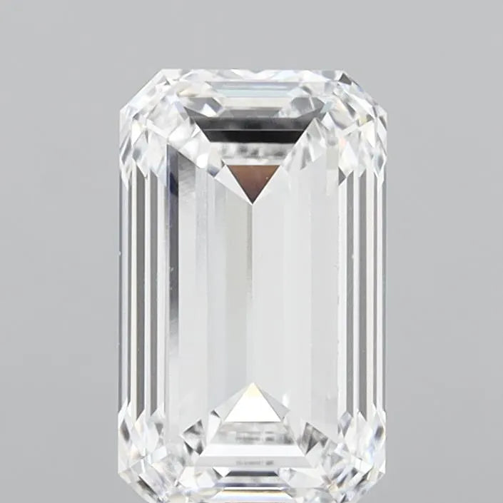 3.00ct Emerald Lab Grown Diamond (Colour D, Clarity VVS2, IGI Certified)