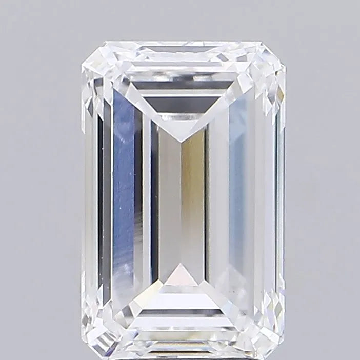 3.00ct Emerald Lab Grown Diamond (Colour D, Clarity VVS2, IGI Certified)