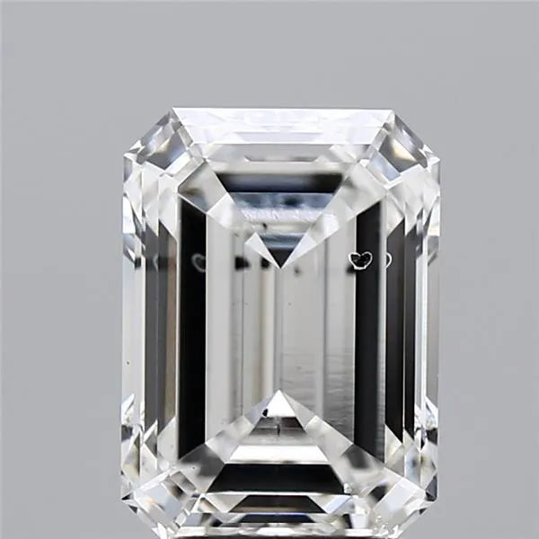 3.00ct Emerald Lab Grown Diamond (Colour F, Clarity SI1, IGI Certified)