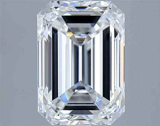 3.00ct Emerald Lab Grown Diamond (Colour F, Clarity VS1, GIA Certified)