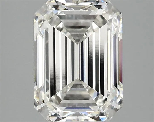 3.00ct Emerald Lab Grown Diamond (Colour F, Clarity VVS1, IGI Certified)