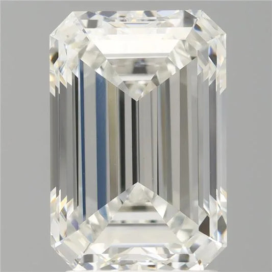 3.00ct Emerald Lab Grown Diamond (Colour F, Clarity VVS2, IGI Certified)