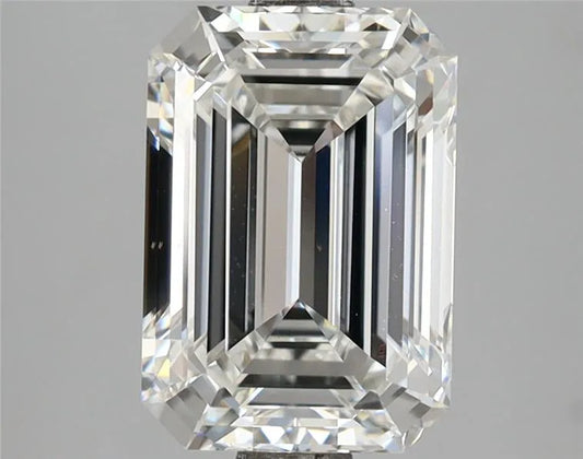 3.00ct Emerald Lab Grown Diamond (Colour F, Clarity VVS2, IGI Certified)