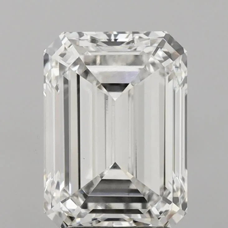 3.00ct Emerald Lab Grown Diamond (Colour F, Clarity VVS2, IGI Certified)
