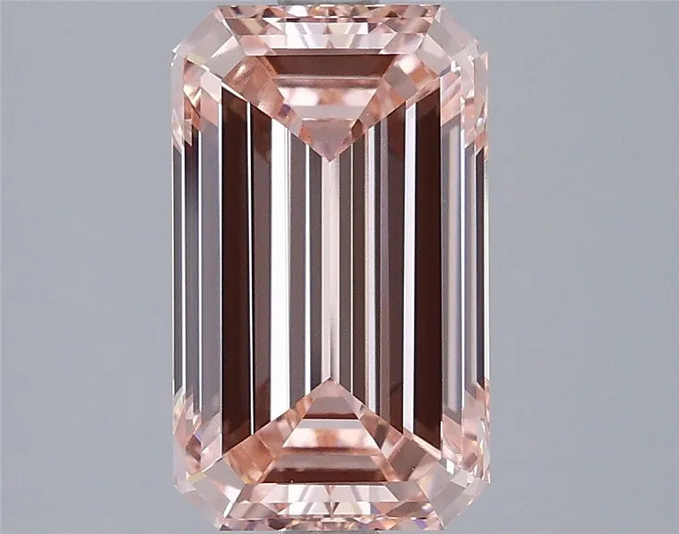3.00ct Emerald Lab Grown Diamond (Colour Fancy Intense Pink, Clarity VVS2, IGI Certified)