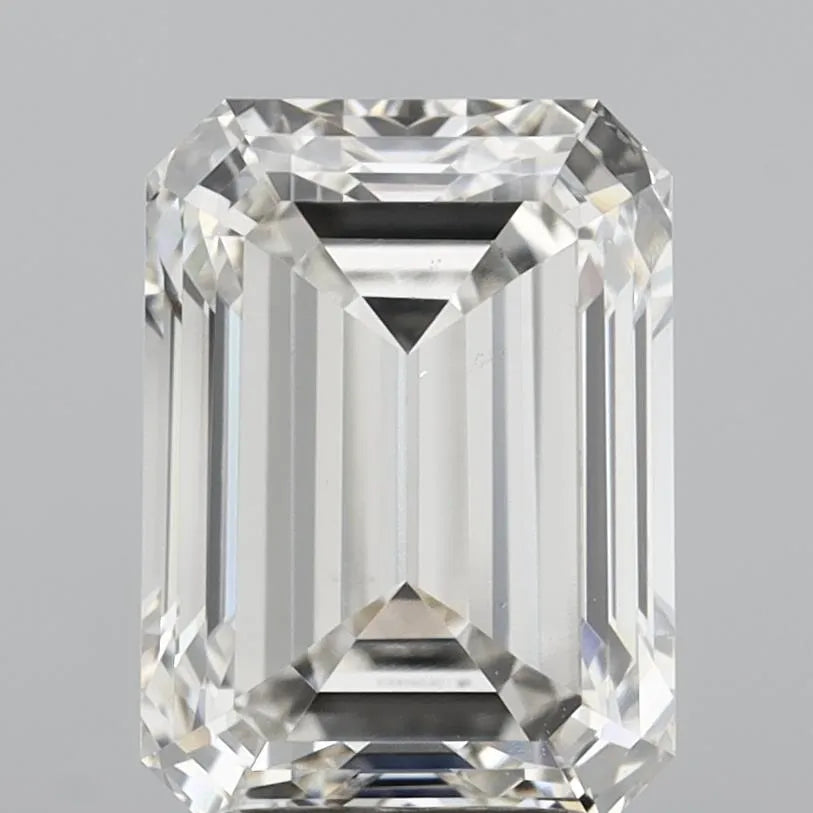 3.00ct Emerald Lab Grown Diamond (Colour G, Clarity VS1, IGI Certified)