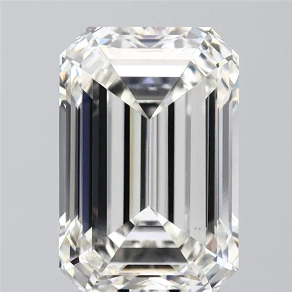 3.00ct Emerald Lab Grown Diamond (Colour G, Clarity VS1, IGI Certified)