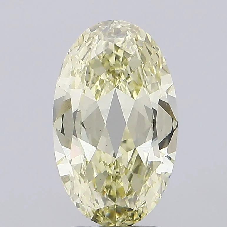 3.00ct European cut Lab Grown Diamond (Colour Fancy Yellow, Clarity VS1, IGI Certified)