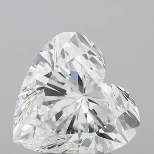 3.00ct Heart Lab Grown Diamond (Colour D, Clarity IF, IGI Certified)
