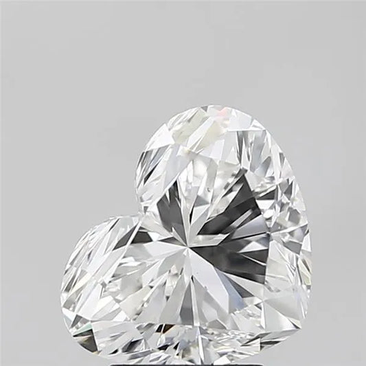 3.00ct Heart Lab Grown Diamond (Colour F, Clarity VS1, IGI Certified)