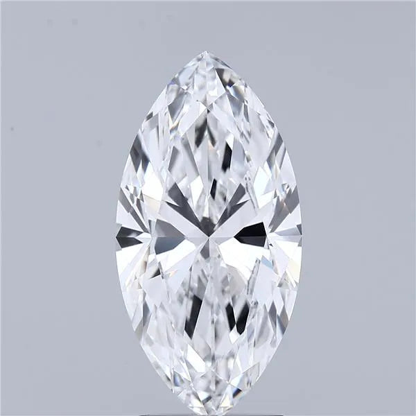 3.00ct Marquise Lab Grown Diamond (Colour D, Clarity VVS2, IGI Certified)