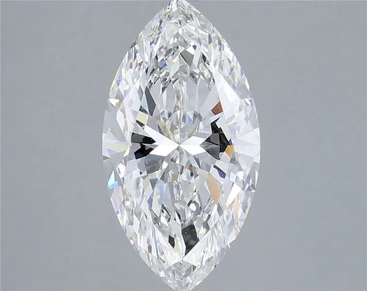 3.00ct Marquise Lab Grown Diamond (Colour E, Clarity VS2, IGI Certified)
