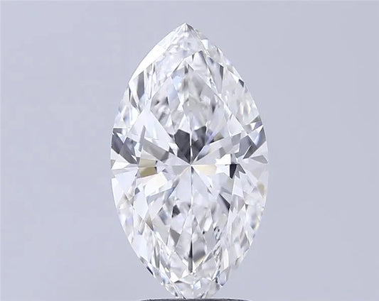 3.00ct Marquise Lab Grown Diamond (Colour E, Clarity VVS2, IGI Certified)