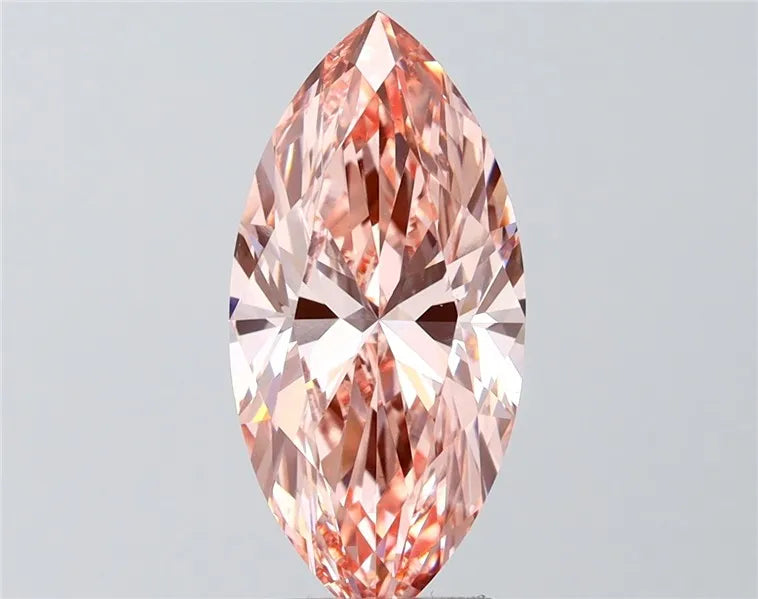 3.00ct Marquise Lab Grown Diamond (Colour Fancy Vivid Pink, Clarity VS1, IGI Certified)