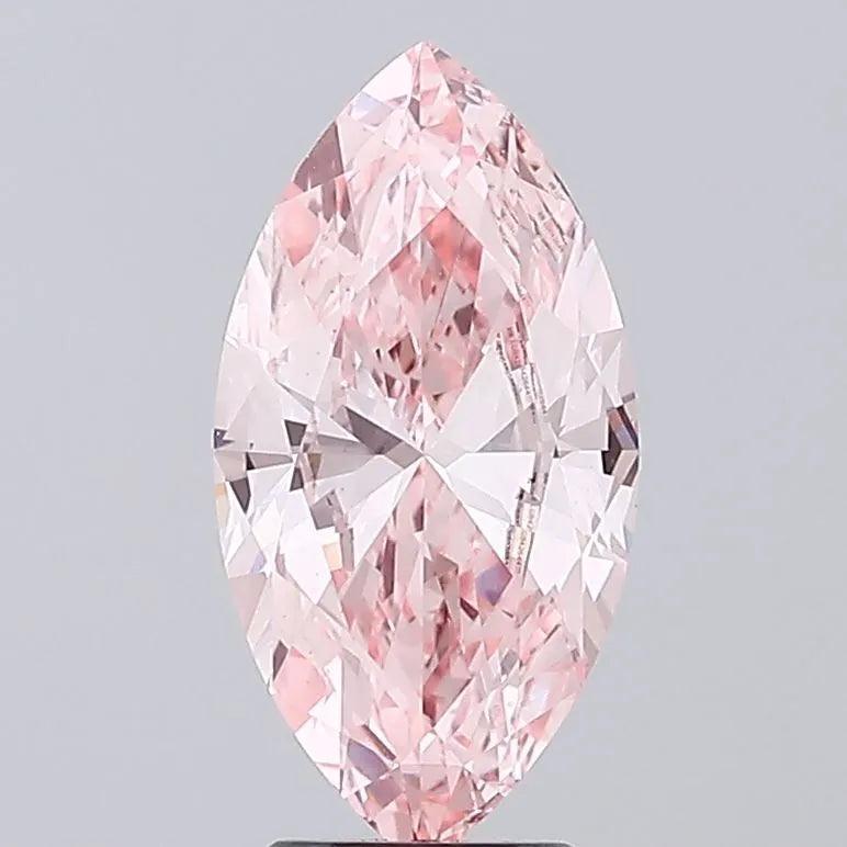 3.00ct Marquise Lab Grown Diamond (Colour Fancy Vivid Pink, Clarity VVS2, IGI Certified)