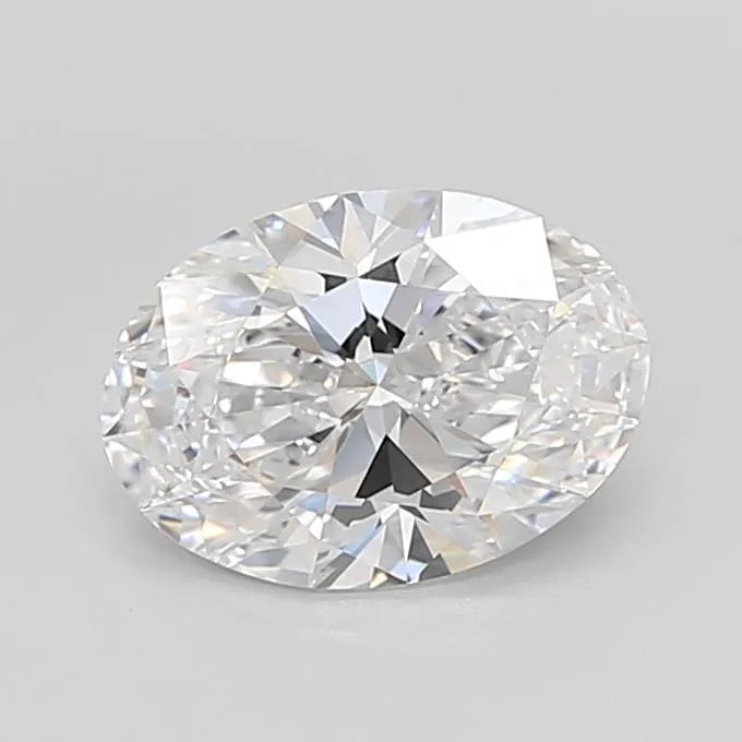 3.00ct Oval Lab Grown Diamond (Colour D, Clarity FL, Cut EX, IGI Certified)