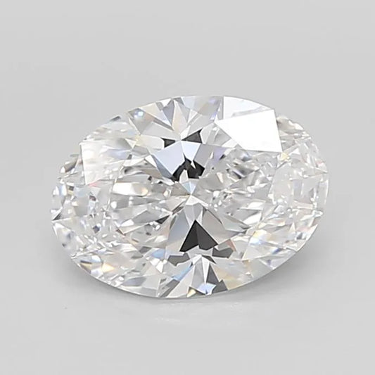 3.00ct Oval Lab Grown Diamond (Colour D, Clarity FL, Cut EX, IGI Certified)