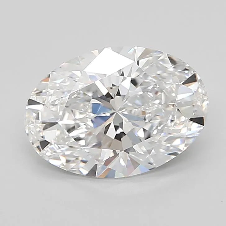 3.00ct Oval Lab Grown Diamond (Colour D, Clarity IF, Cut EX, IGI Certified)