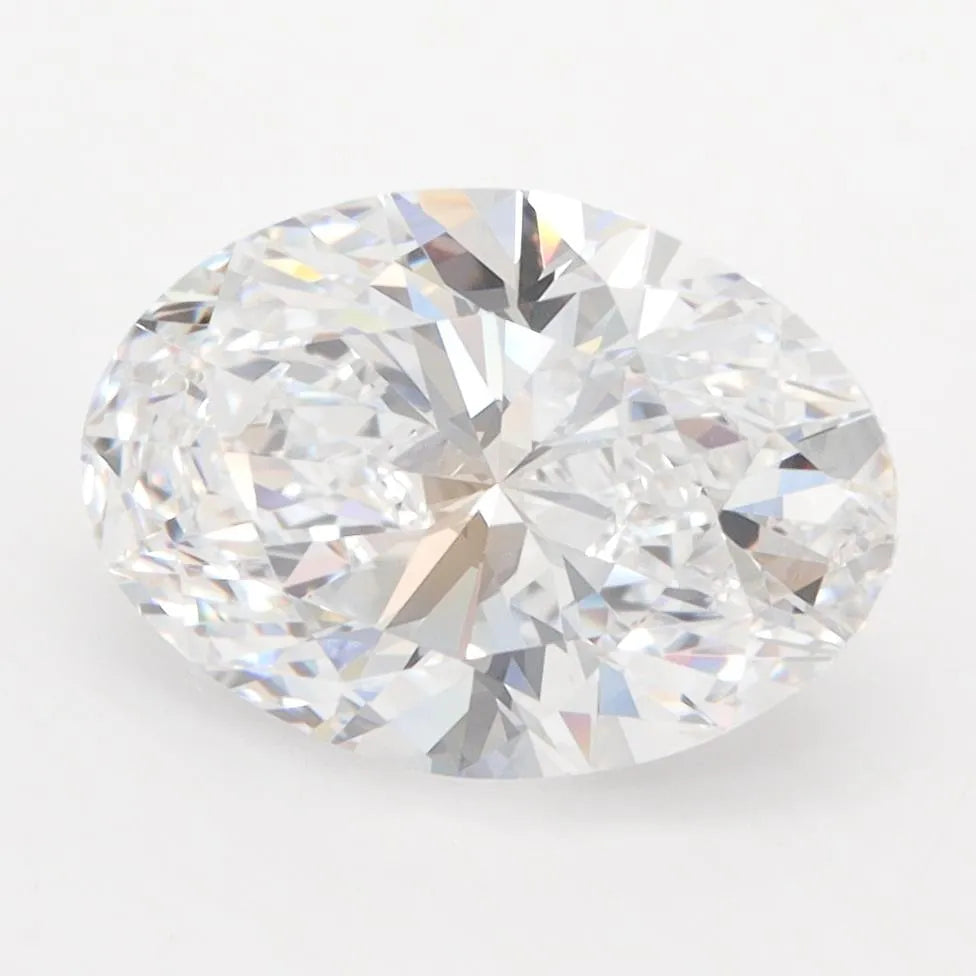 3.00ct Oval Lab Grown Diamond (Colour D, Clarity IF, GIA Certified)