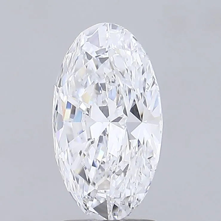3.00ct Oval Lab Grown Diamond (Colour D, Clarity IF, IGI Certified)