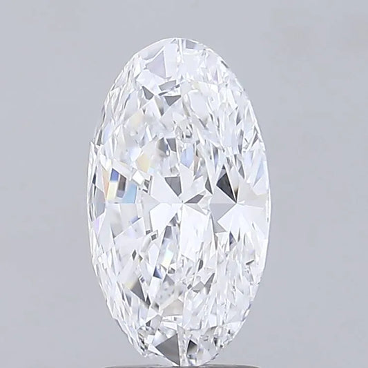 3.00ct Oval Lab Grown Diamond (Colour D, Clarity IF, IGI Certified)