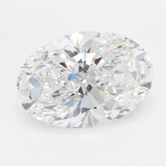3.00ct Oval Lab Grown Diamond (Colour D, Clarity IF, IGI Certified)