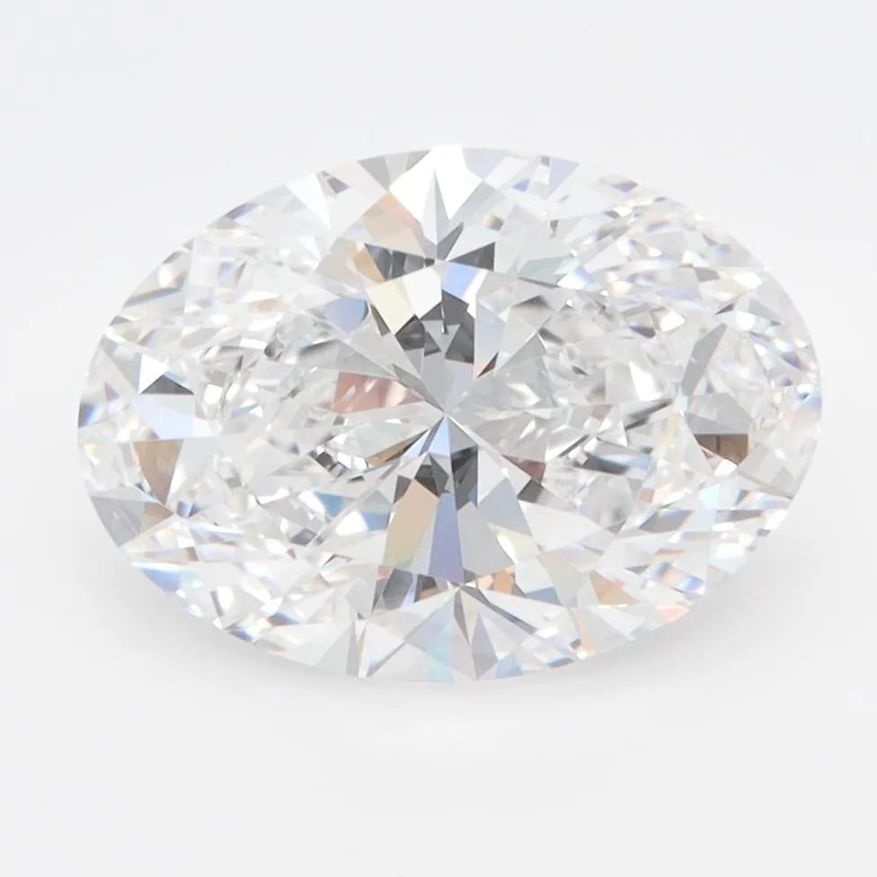 3.00ct Oval Lab Grown Diamond (Colour D, Clarity IF, IGI Certified)
