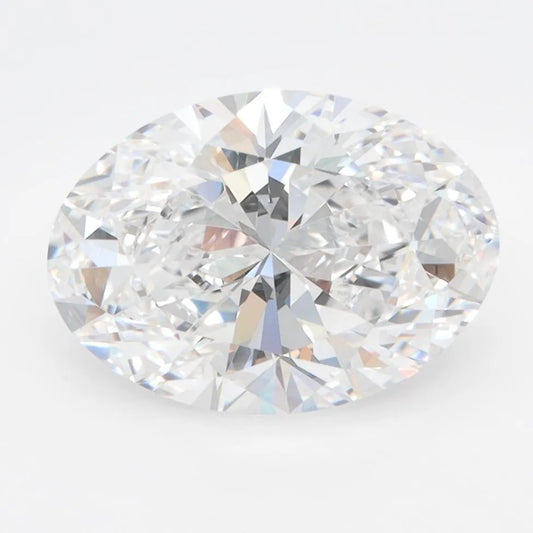 3.00ct Oval Lab Grown Diamond (Colour D, Clarity IF, IGI Certified)