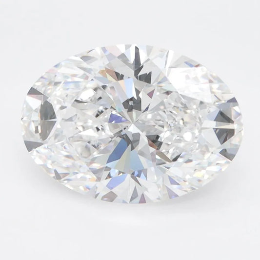 3.00ct Oval Lab Grown Diamond (Colour D, Clarity IF, IGI Certified)