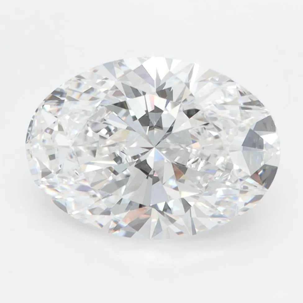 3.00ct Oval Lab Grown Diamond (Colour D, Clarity IF, IGI Certified)