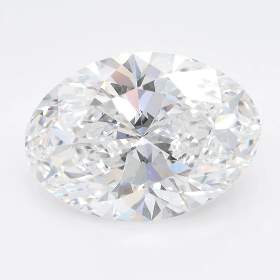 3.00ct Oval Lab Grown Diamond (Colour D, Clarity IF, IGI Certified)