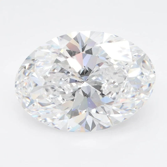 3.00ct Oval Lab Grown Diamond (Colour D, Clarity IF, IGI Certified)