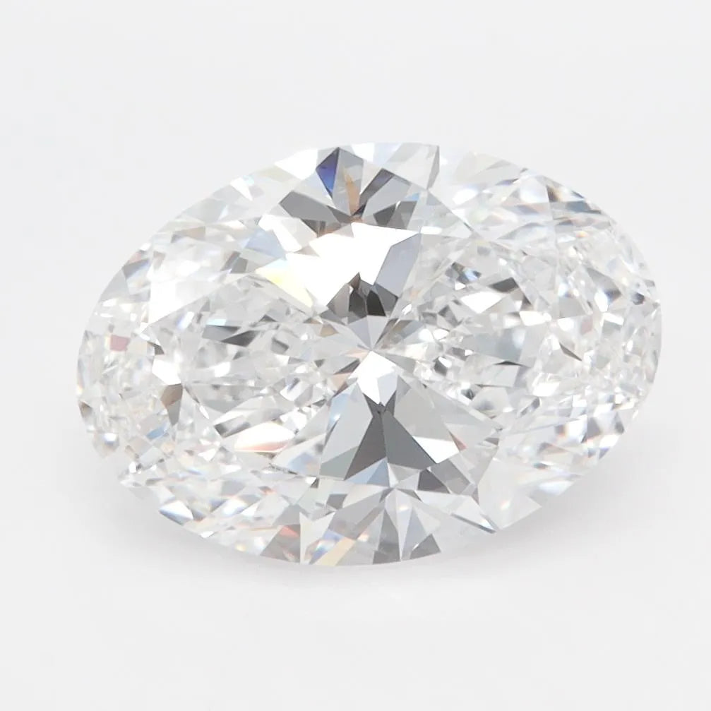 3.00ct Oval Lab Grown Diamond (Colour D, Clarity IF, IGI Certified)
