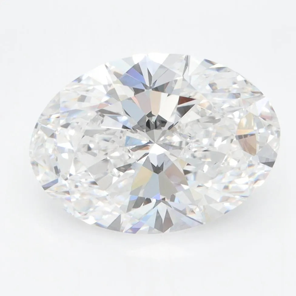 3.00ct Oval Lab Grown Diamond (Colour D, Clarity IF, IGI Certified)