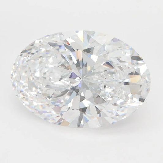 3.00ct Oval Lab Grown Diamond (Colour D, Clarity IF, IGI Certified)