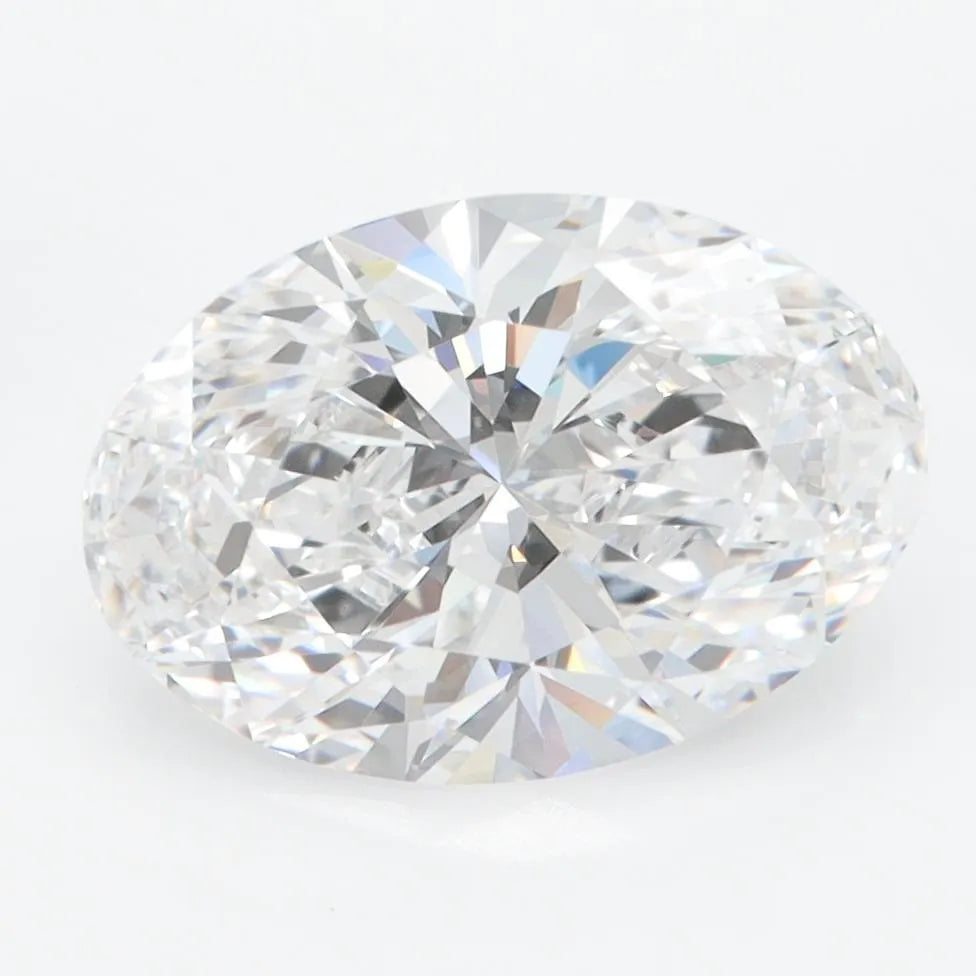3.00ct Oval Lab Grown Diamond (Colour D, Clarity IF, IGI Certified)