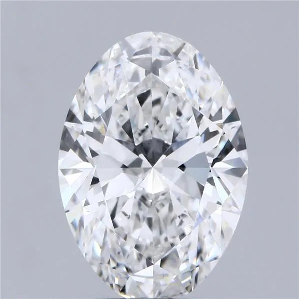 3.00ct Oval Lab Grown Diamond (Colour D, Clarity VS1, IGI Certified)