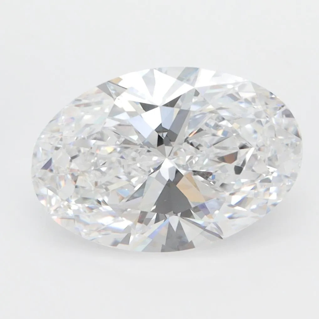 3.00ct Oval Lab Grown Diamond (Colour D, Clarity VS1, IGI Certified)