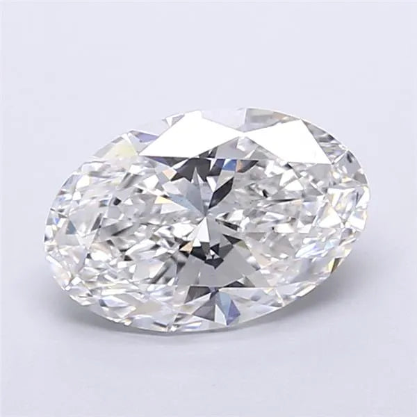 3.00ct Oval Lab Grown Diamond (Colour D, Clarity VS2, IGI Certified)