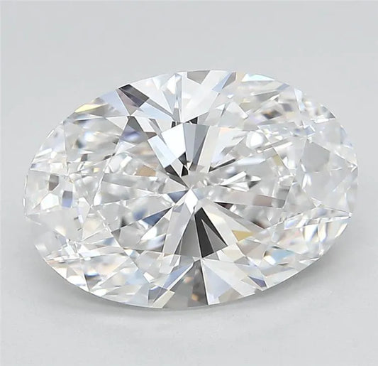 3.00ct Oval Lab Grown Diamond (Colour D, Clarity VVS1, Cut EX, IGI Certified)