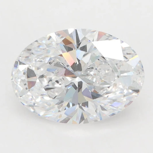 3.00ct Oval Lab Grown Diamond (Colour D, Clarity VVS1, GIA Certified)