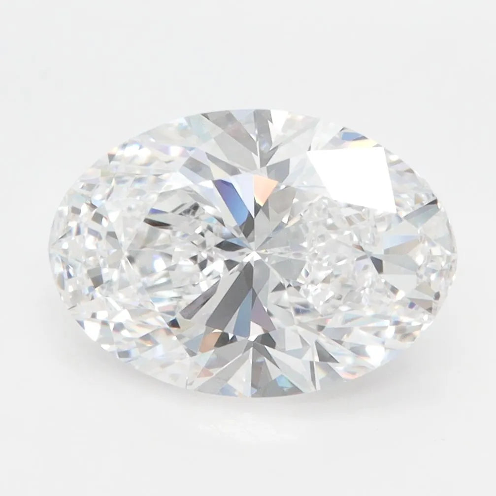 3.00ct Oval Lab Grown Diamond (Colour D, Clarity VVS1, IGI Certified)