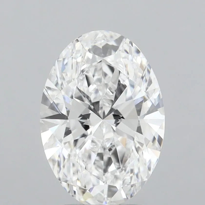 3.00ct Oval Lab Grown Diamond (Colour D, Clarity VVS1, IGI Certified)