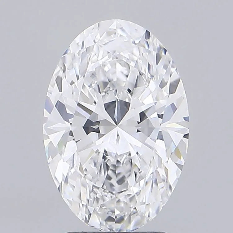 3.00ct Oval Lab Grown Diamond (Colour D, Clarity VVS1, IGI Certified)