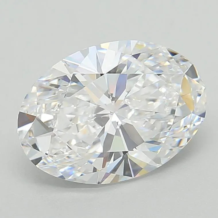 3.00ct Oval Lab Grown Diamond (Colour D, Clarity VVS1, IGI Certified)